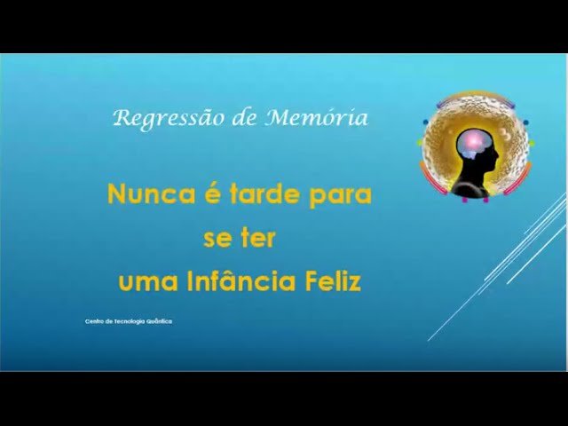 Webnário sobre Regressão de Memória - Centro de Tecnologia Quântica